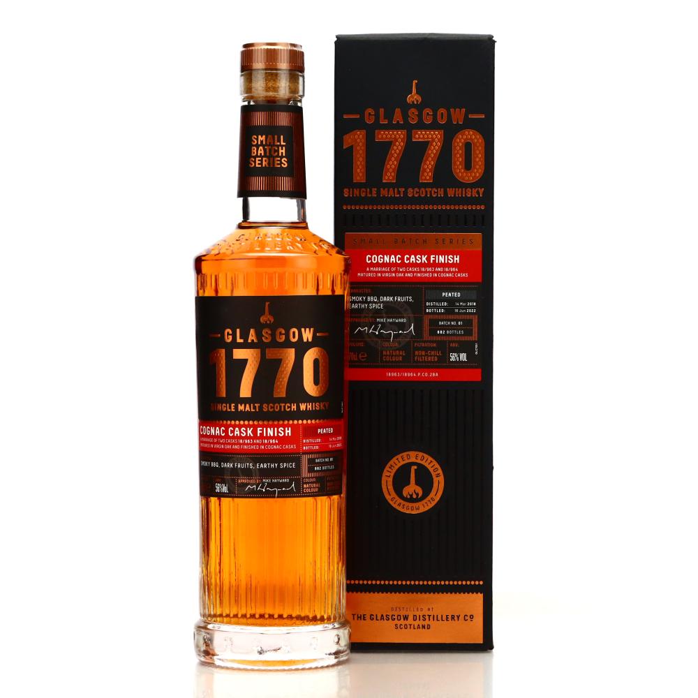 Glasgow '1770' 2018 Peated Cognac Cask Finish