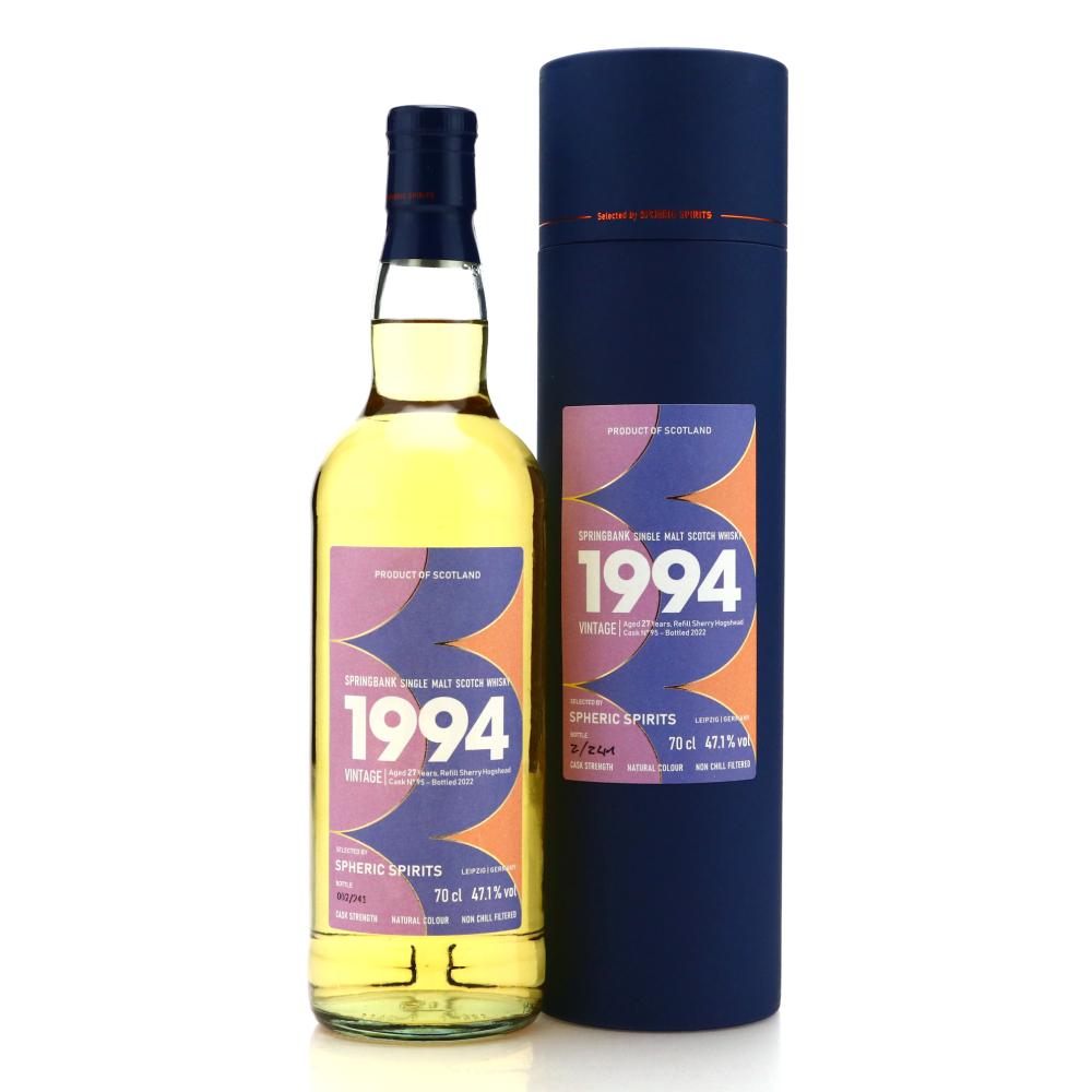Springbank 1994 Spheric Spirits 27 Year Old / Bottle #02