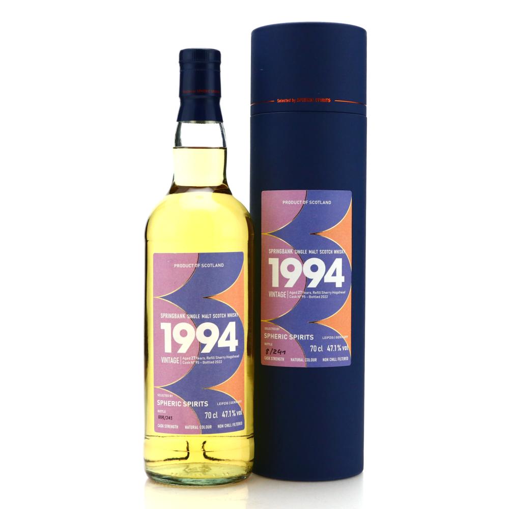 Springbank 1994 Spheric Spirits 27 Year Old / Bottle #08