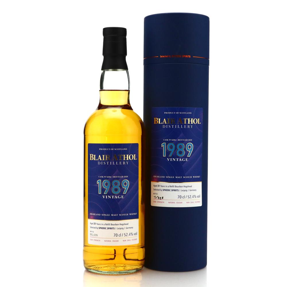 Blair Athol 1989 Spheric Spirits 31 Year Old / Bottle #01