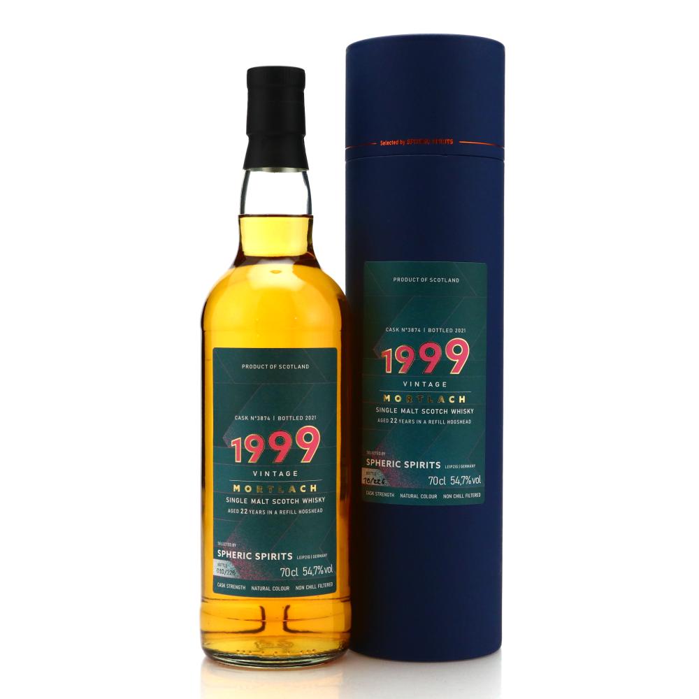 Mortlach 1999 Spheric Spirits 22 Year Old / Bottle #10