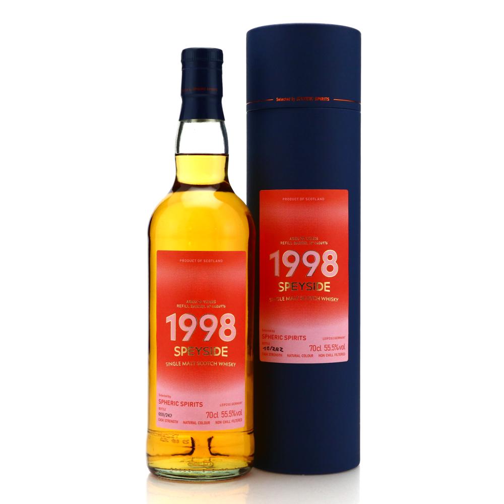 Speyside Single Malt 1998 Spheric Spirits 23 Year Old / Bottle #10
