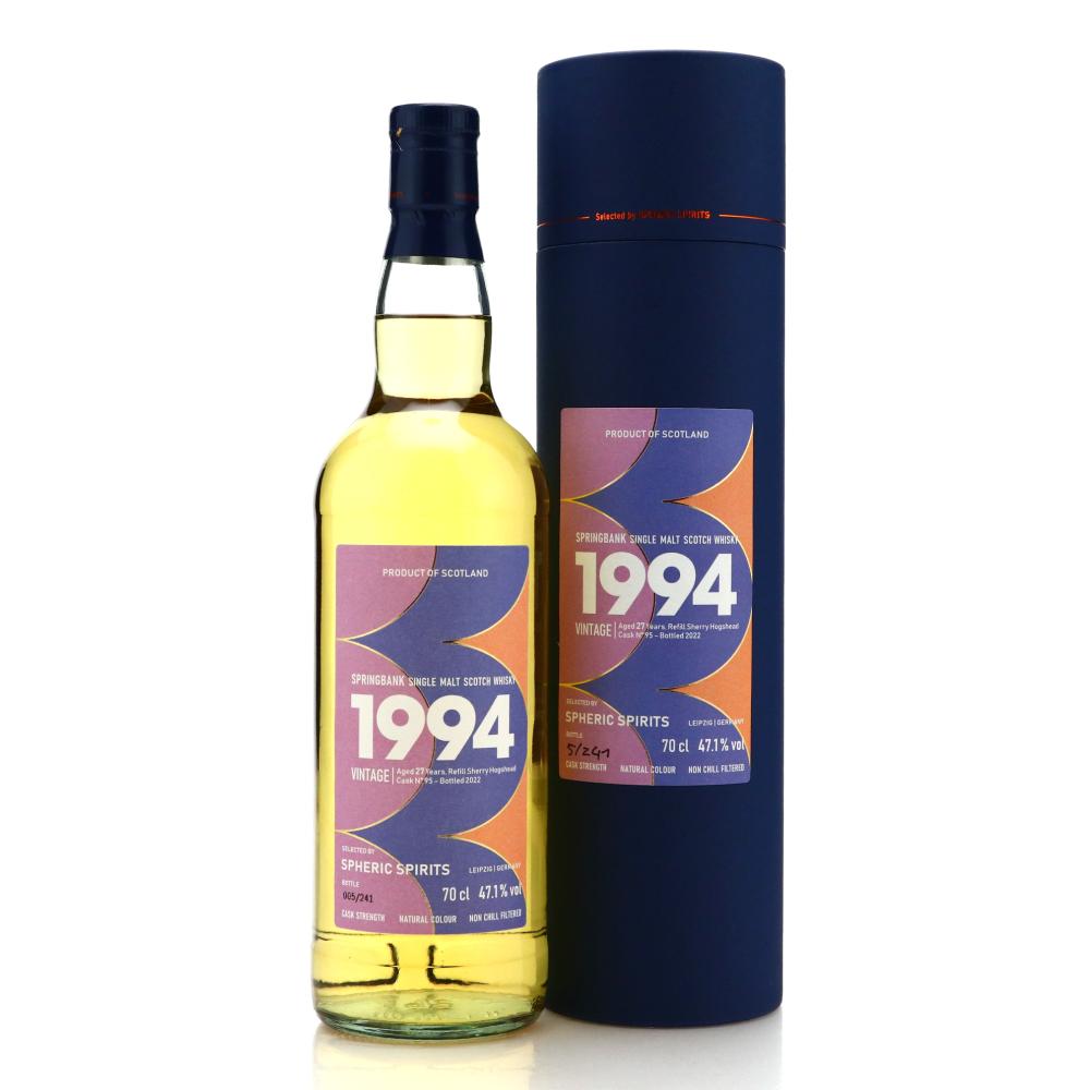 Springbank 1994 Spheric Spirits 27 Year Old / Bottle #05
