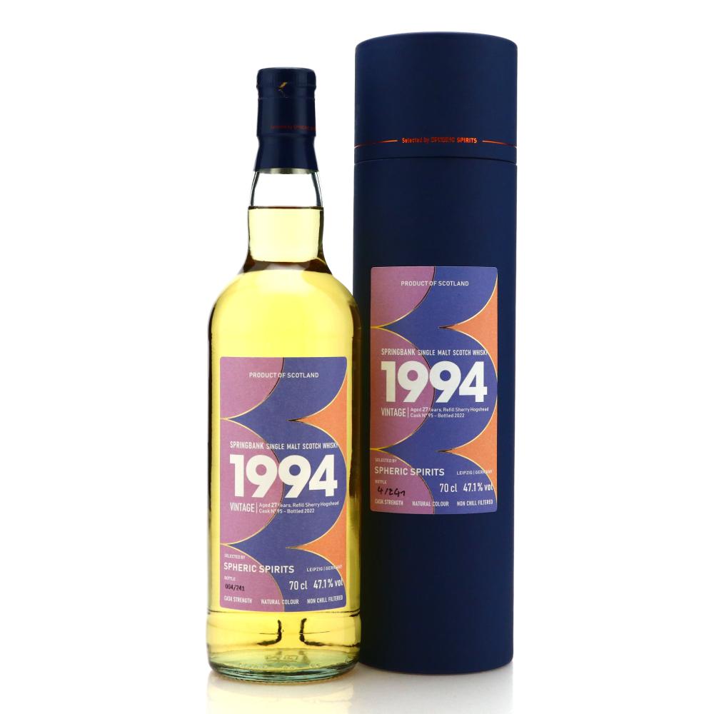 Springbank 1994 Spheric Spirits 27 Year Old / Bottle #04