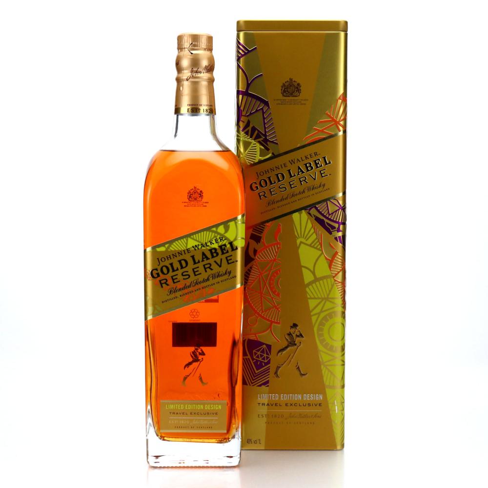 Johnnie Walker Gold Label Reserve 18 Year Old 1 Litre Limited Edition - Travel Exclusive