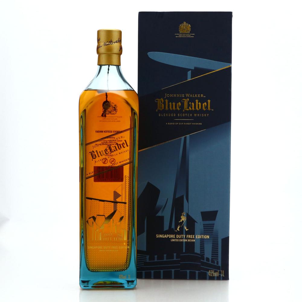 Johnnie Walker Blue Label Singapore Duty Free Limited Edition 1 litre