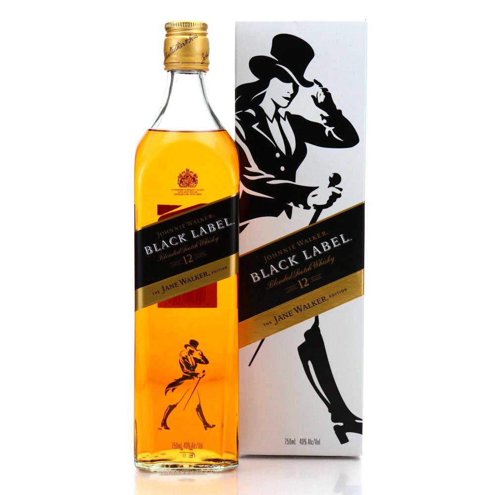 Johnnie Walker Black Label 12 Year Old Jane Walker 75cl / US Import