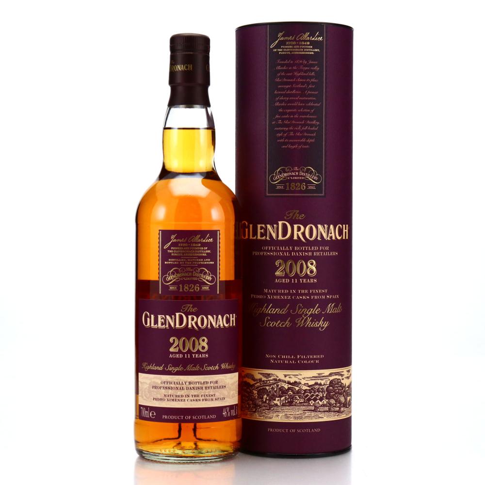 Glendronach 2008 Sherry Cask 11 Year Old / Danish Retailers