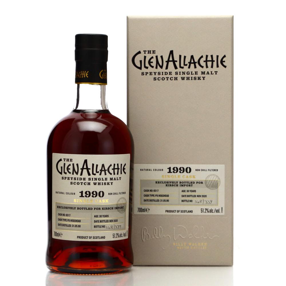 Glenallachie 1990 Single PX Cask 30 Year Old #6517 / Kirsch