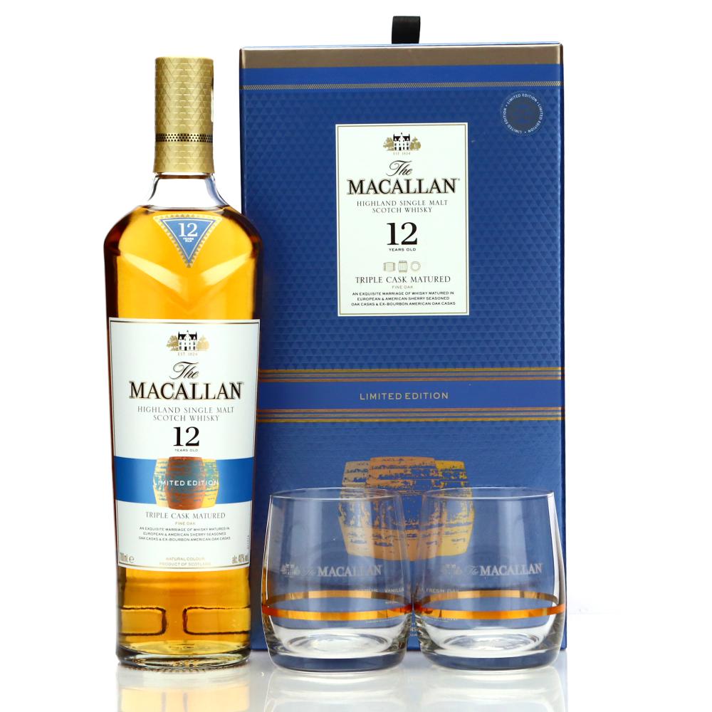 Macallan 12 Year Old Triple Cask Limited Edition Gift Pack
