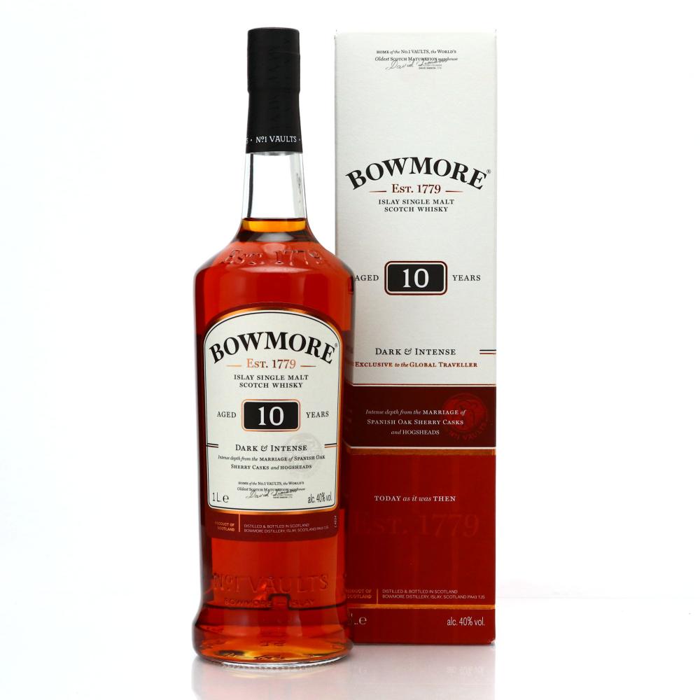 Bowmore 10 Year Old Dark and Intense 1 Litre