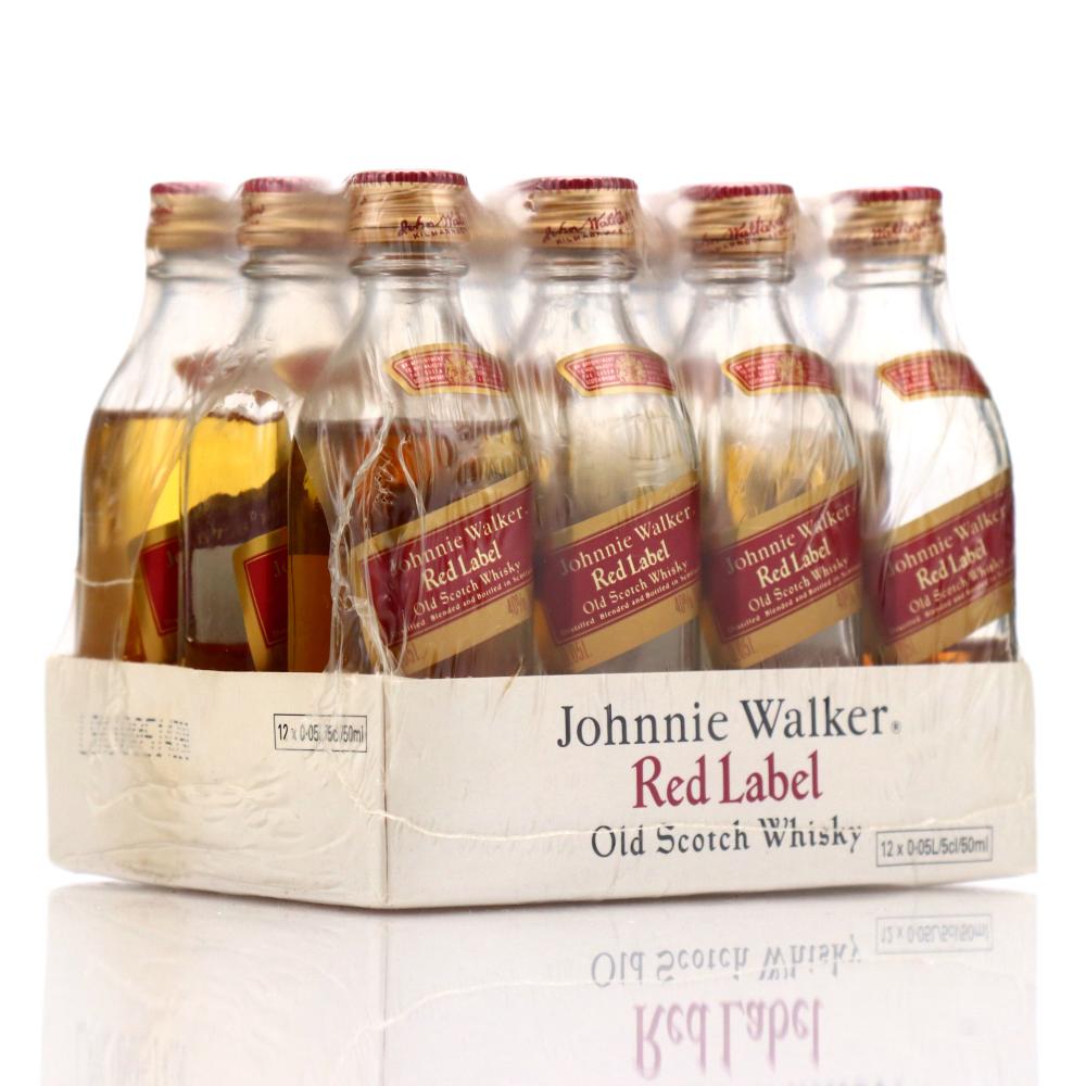 Johnnie Walker Red Label Miniature x 12 / Case