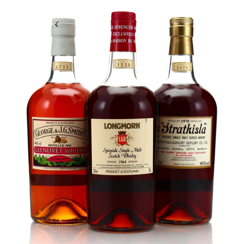 Gordon and MacPhail Single Casks for LMDW 3 x 70cl - includes Longmorn