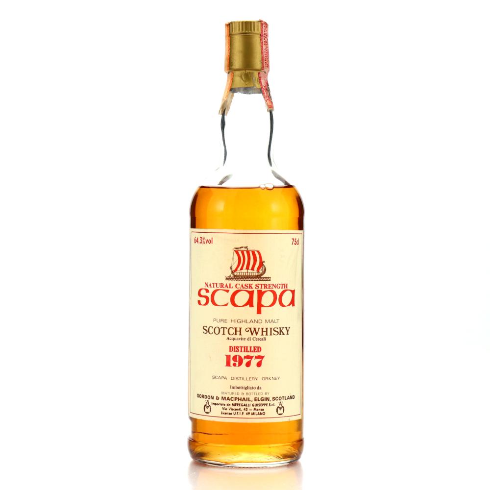 Scapa 1977 Gordon and MacPhail Cask Strength / Meregalli Import