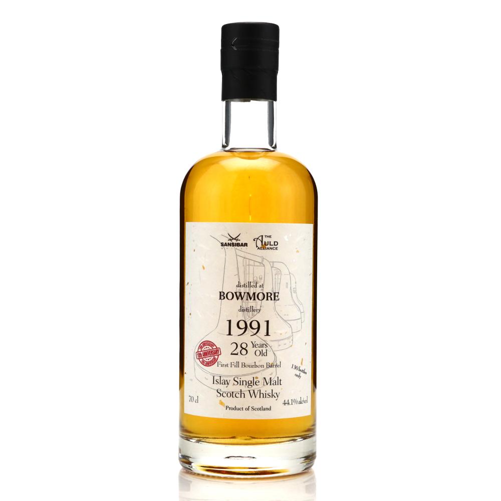 Bowmore 1991 Sansibar 28 Year Old / Auld Alliance 10th Anniversary