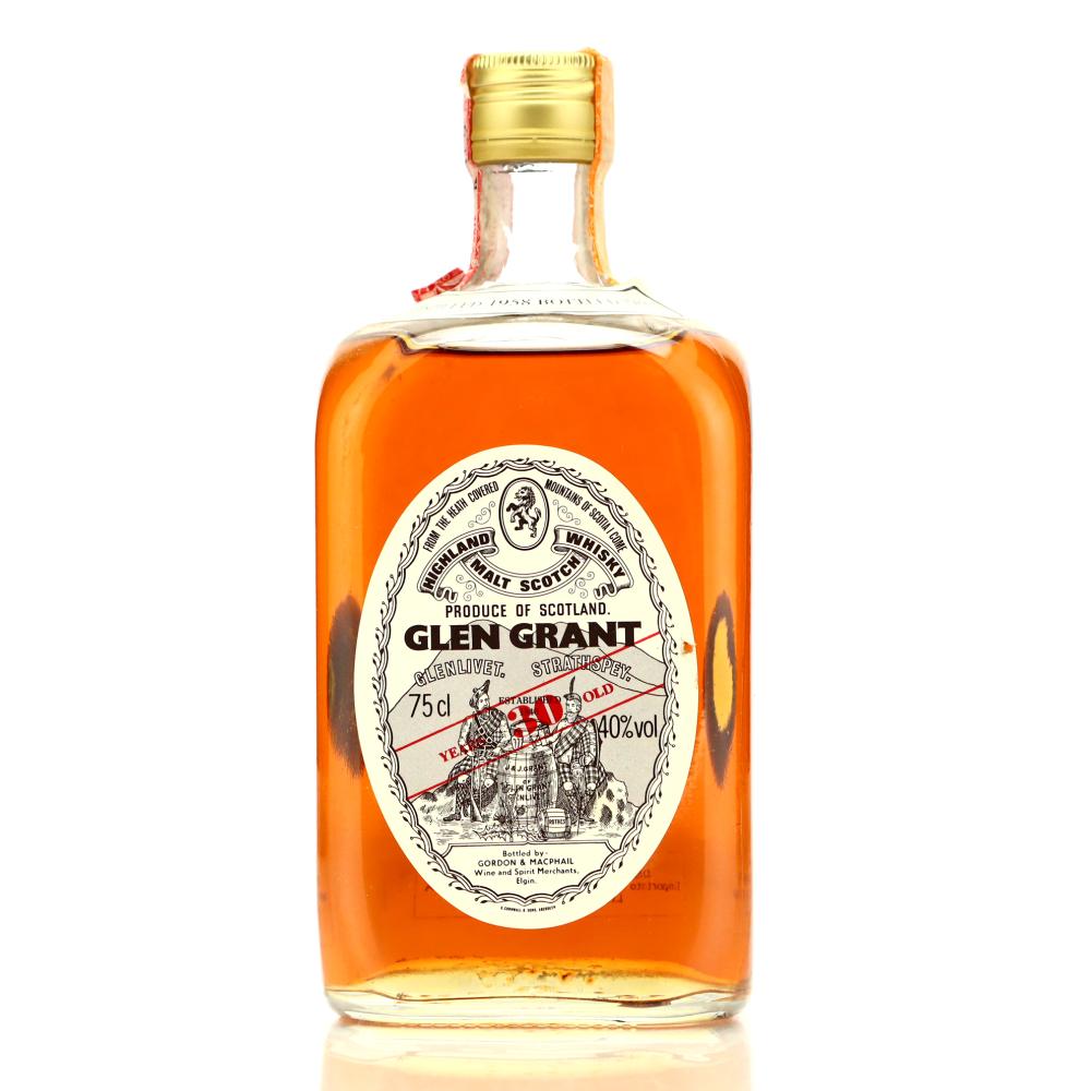 Glen Grant 1958 Gordon and MacPhail 30 Year Old