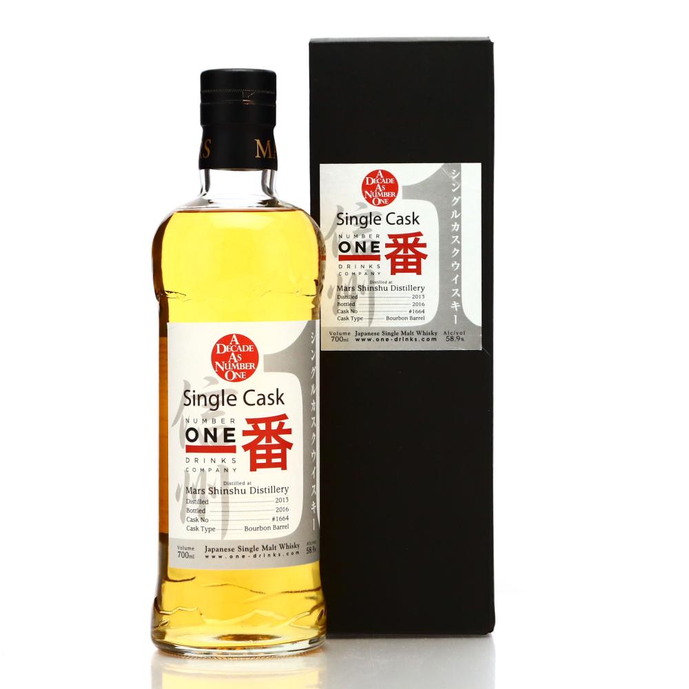 Shinshu 2013 Single Bourbon Cask #1664 / Number One Drinks 10th Anniversary