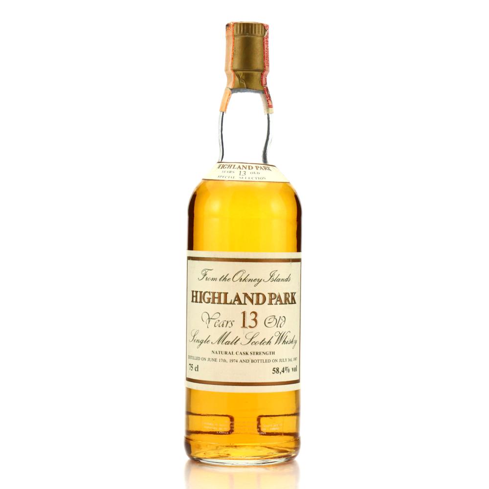 Highland Park 1974 Intertrade 13 Year Old Cask Strength / Signed by Nadi Fiori