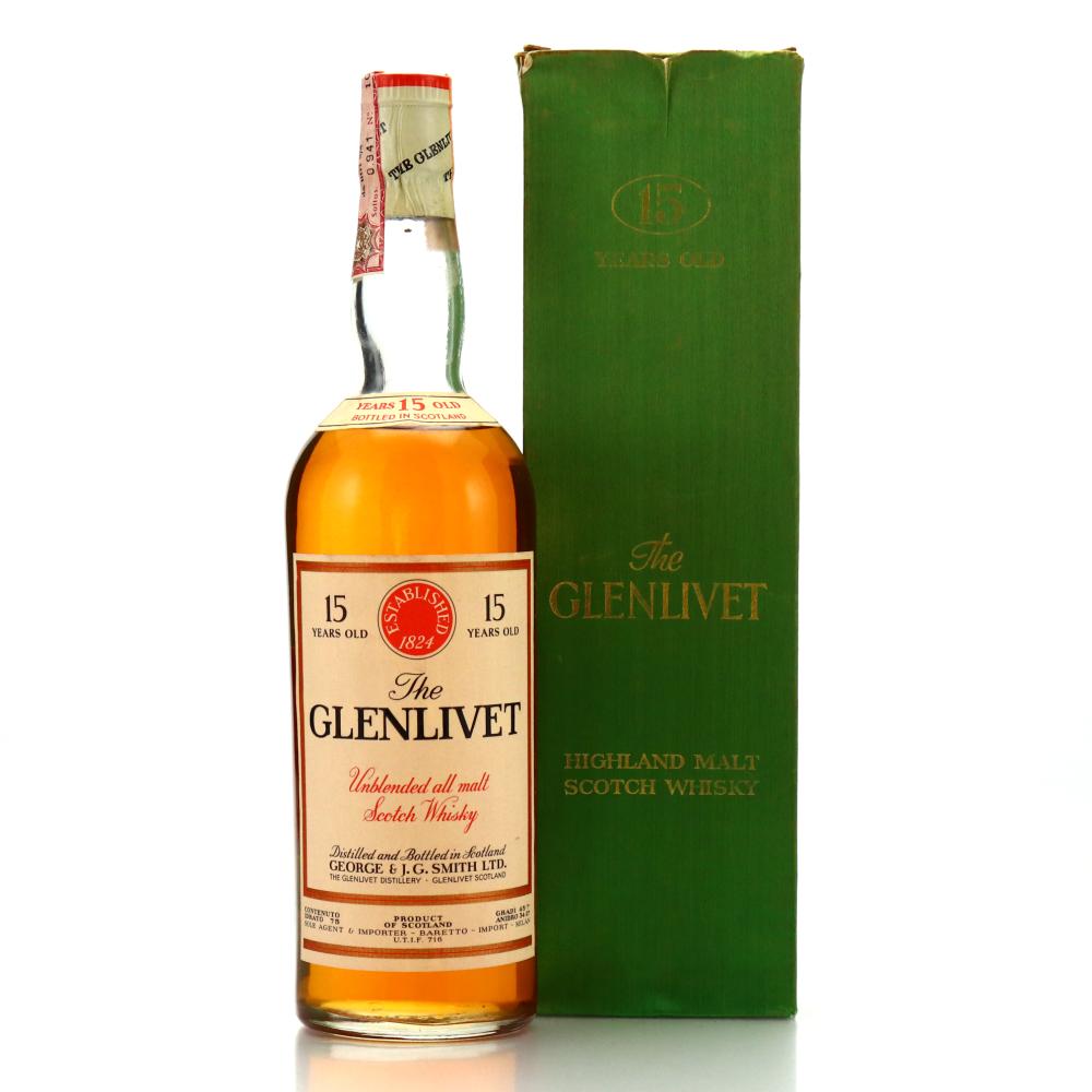 Glenlivet 1953 15 Year Old  / Baretto Import