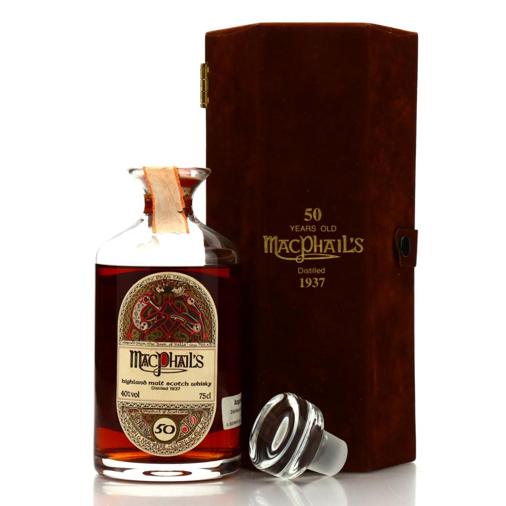 MacPhail's 1937 Gordon and MacPhail 50 Year Old 'Book of Kells' Decanter