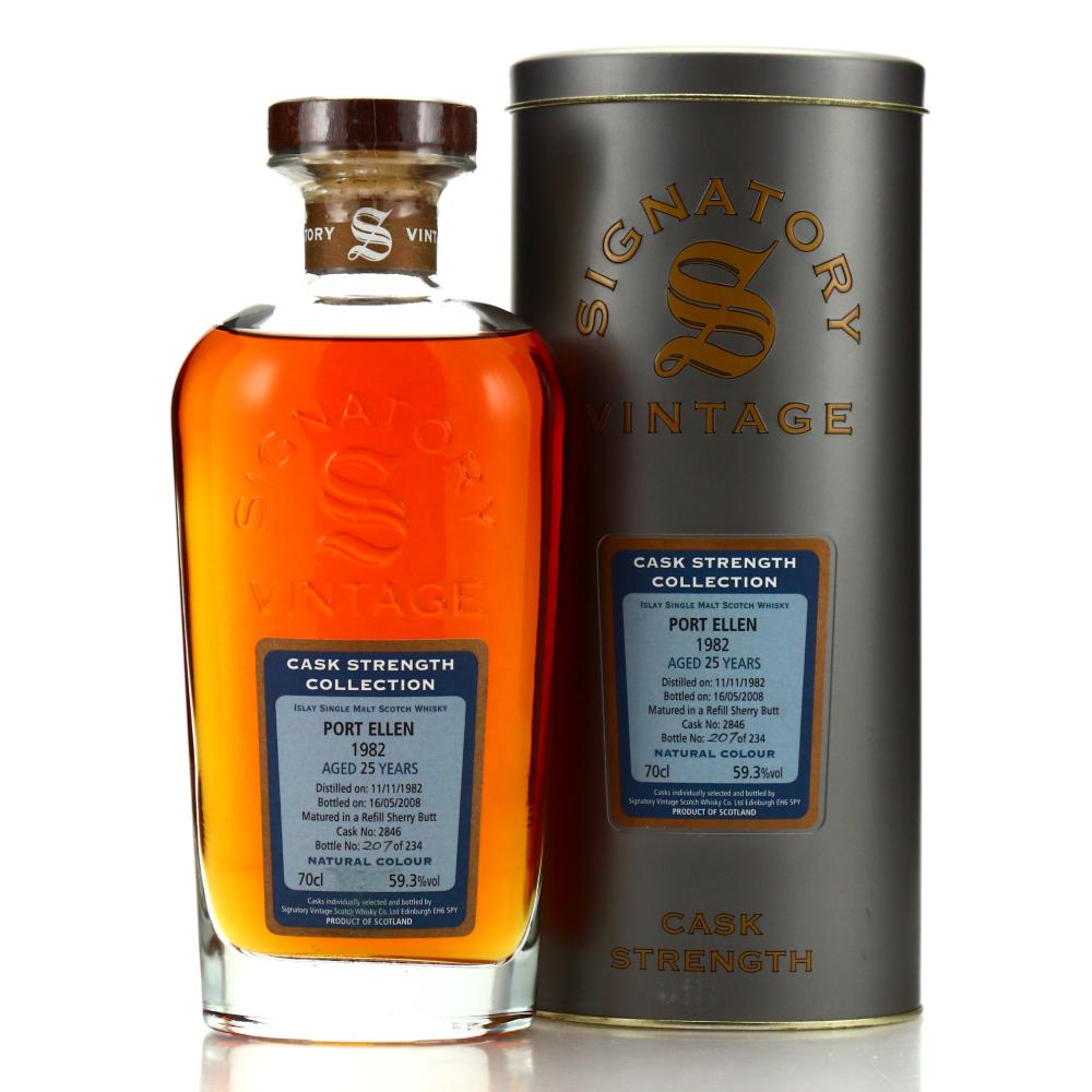 Port Ellen 1982 Signatory Vintage 25 Year Old Cask Strength