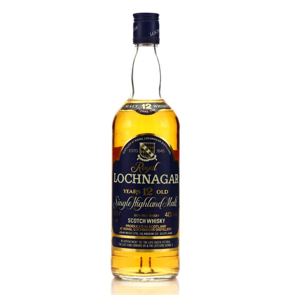 Royal Lochnagar 12 Year Old John Begg 1980s / German Import