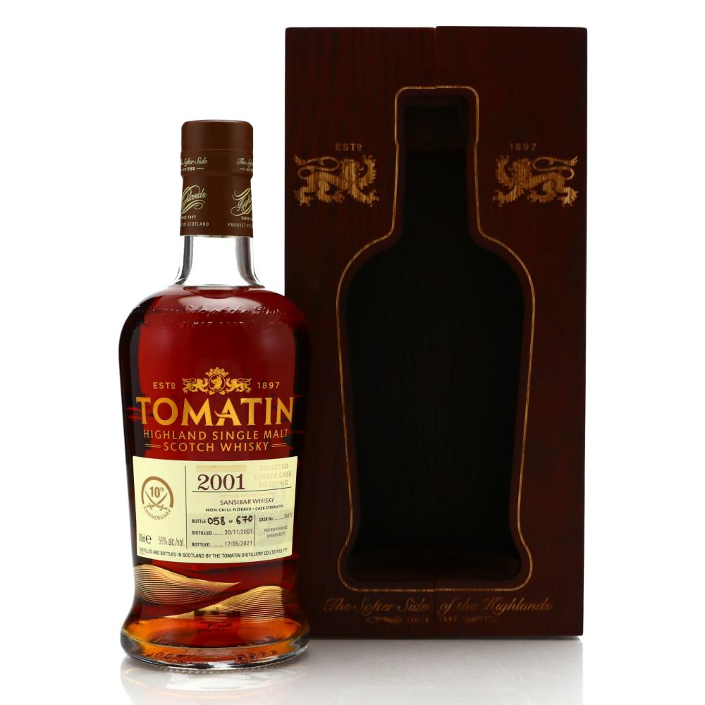 Tomatin 2001 Single PX Cask #34870 / Sansibar 10th Anniversary