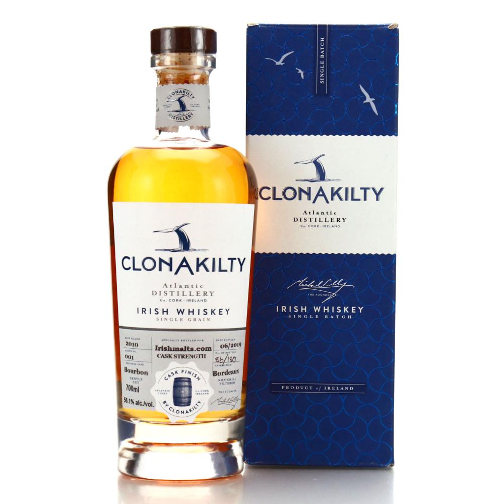 Clonakilty 2010 Single Grain Bordeaux Cask Finish Batch #1 / Irishmalts.com