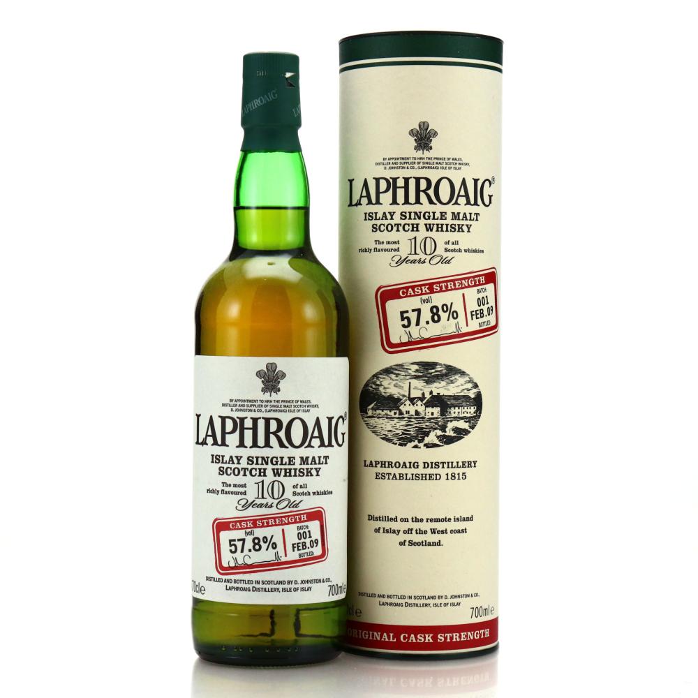 Laphroaig 10 Year Old Cask Strength Batch #001