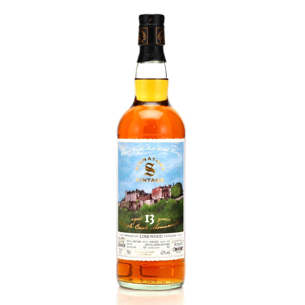 Linkwood 2009 Signatory Vintage 13 Year Old / Kirsch Import