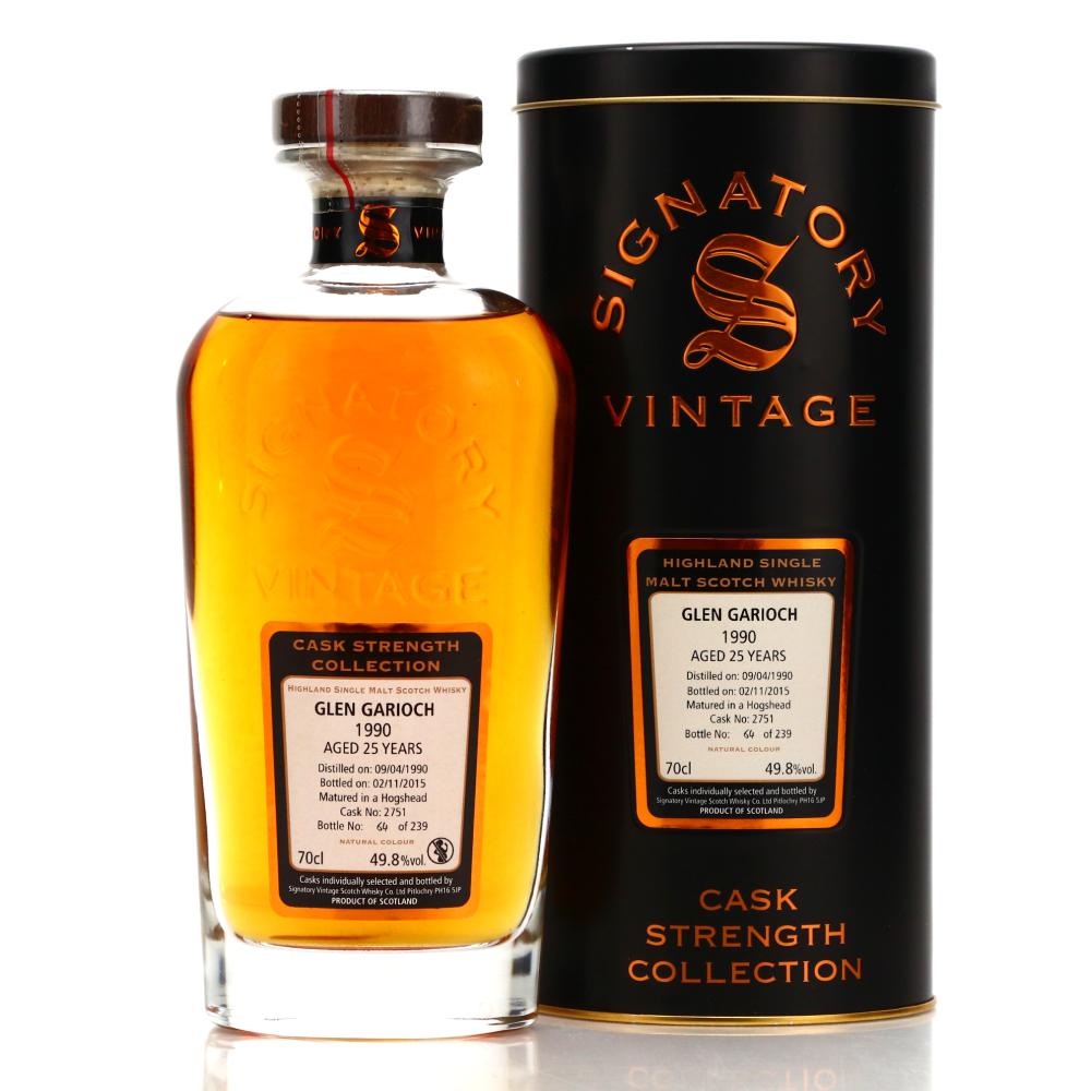 Glen Garioch 1990 Signatory Vintage 25 Year Old Cask Strength