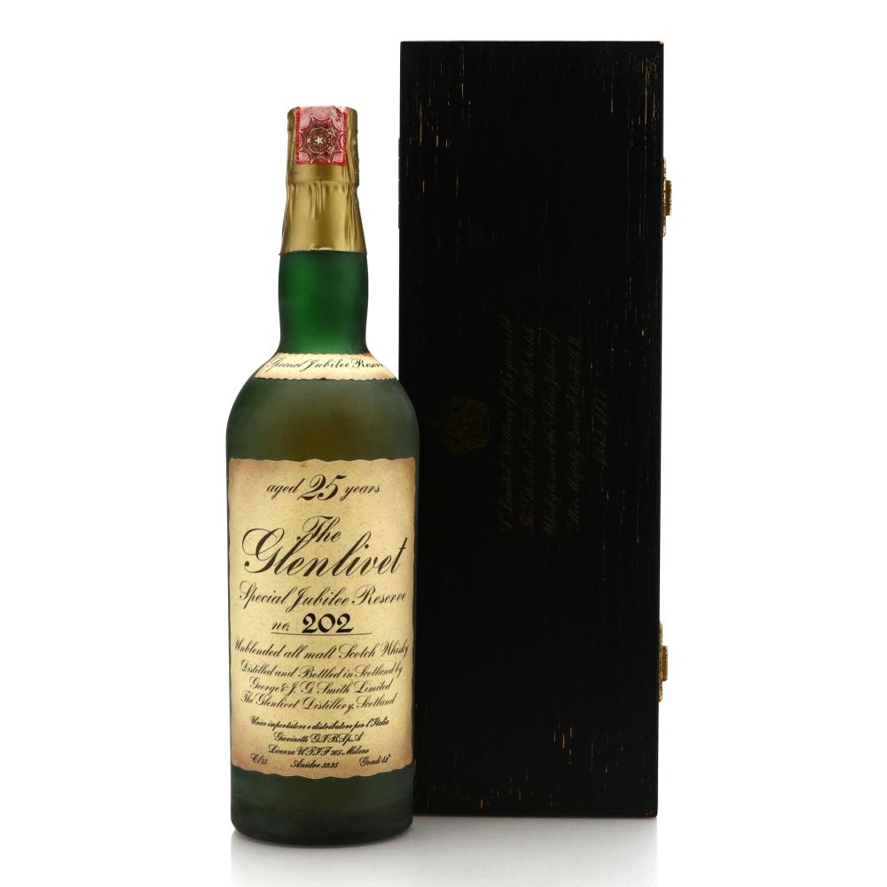 Glenlivet 25 Year Old Special Jubilee Reserve 1977 / Giovinetti Import