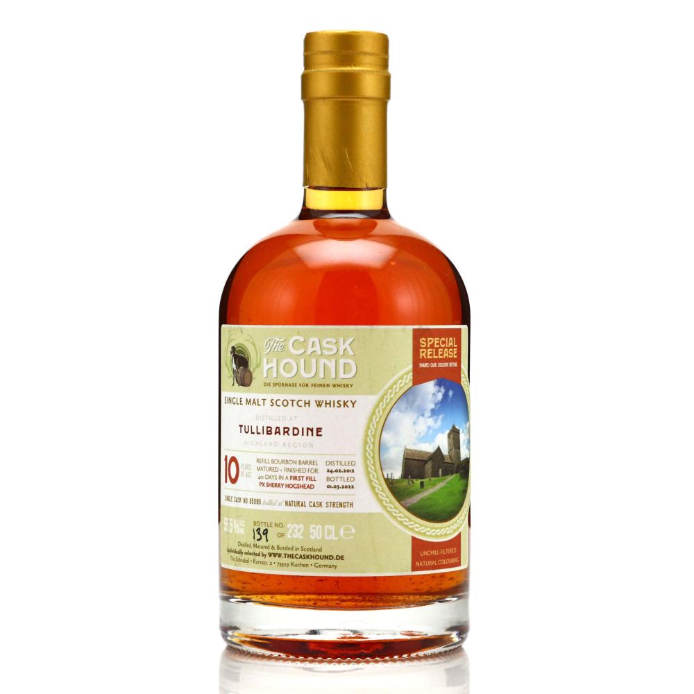 Tullibardine 2012 Cask Hound 10 Year Old Cask #651185 50cl