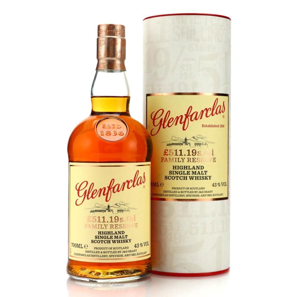 Glenfarclas £511.19s.0d Family Reserve