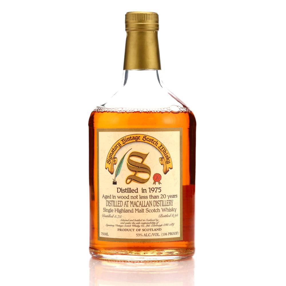 Macallan 1975 Signatory Vintage 20 Year Old 75cl / US Import