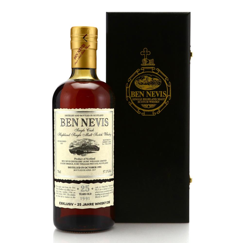 Ben Nevis 1991 Single Sherry Cask 25 Year Old #3766 / Whisky.de 25th Anniversary