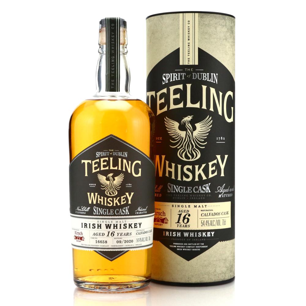 Teeling Whiskey 16 Year Old Single Calvados Cask Finish #16658 / Kirsch Import