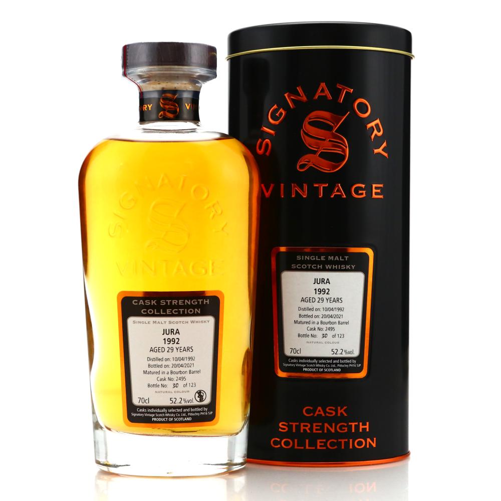 Jura 1992 Signatory Vintage 29 Year Old Cask Strength