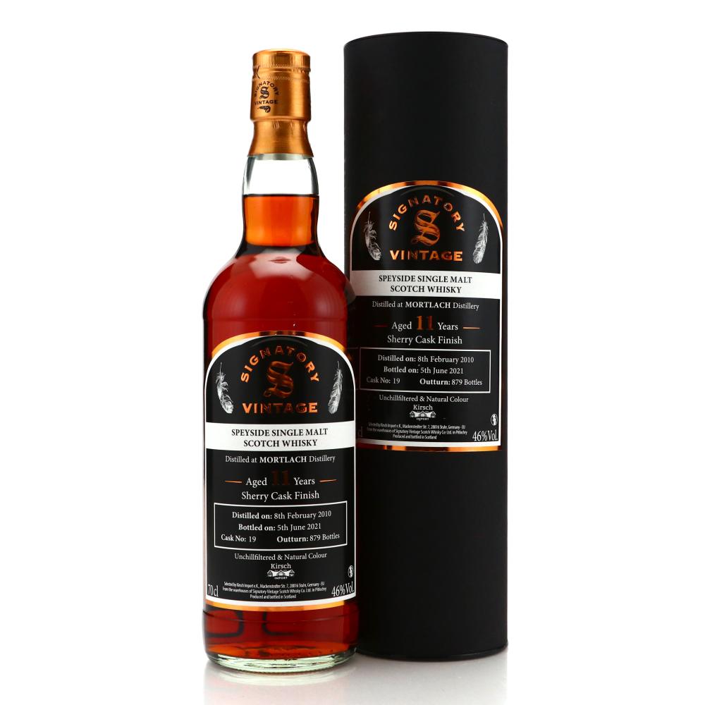Mortlach 2010 Signatory Vintage 11 Year Old / Kirsch Import