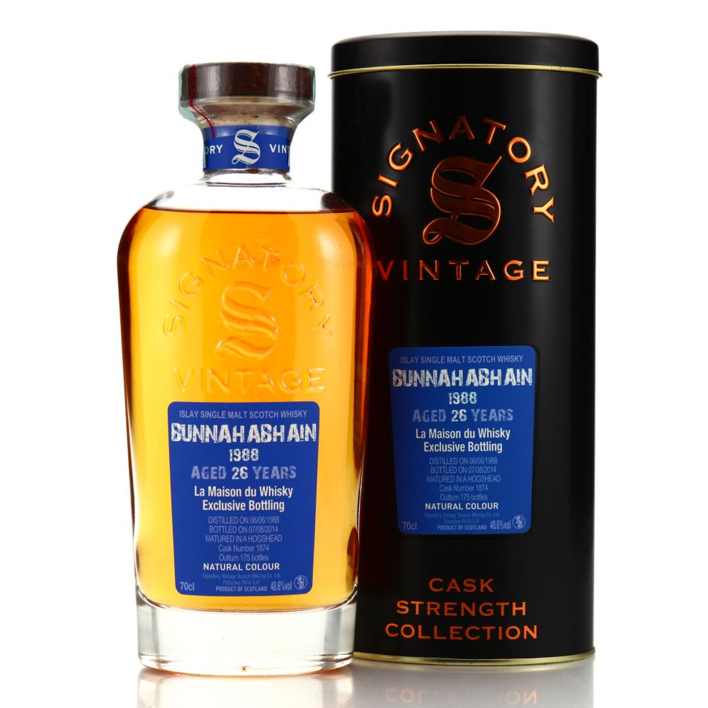 Bunnahabhain 1988 Signatory Vintage 26 Year Old Cask Strength / LMDW