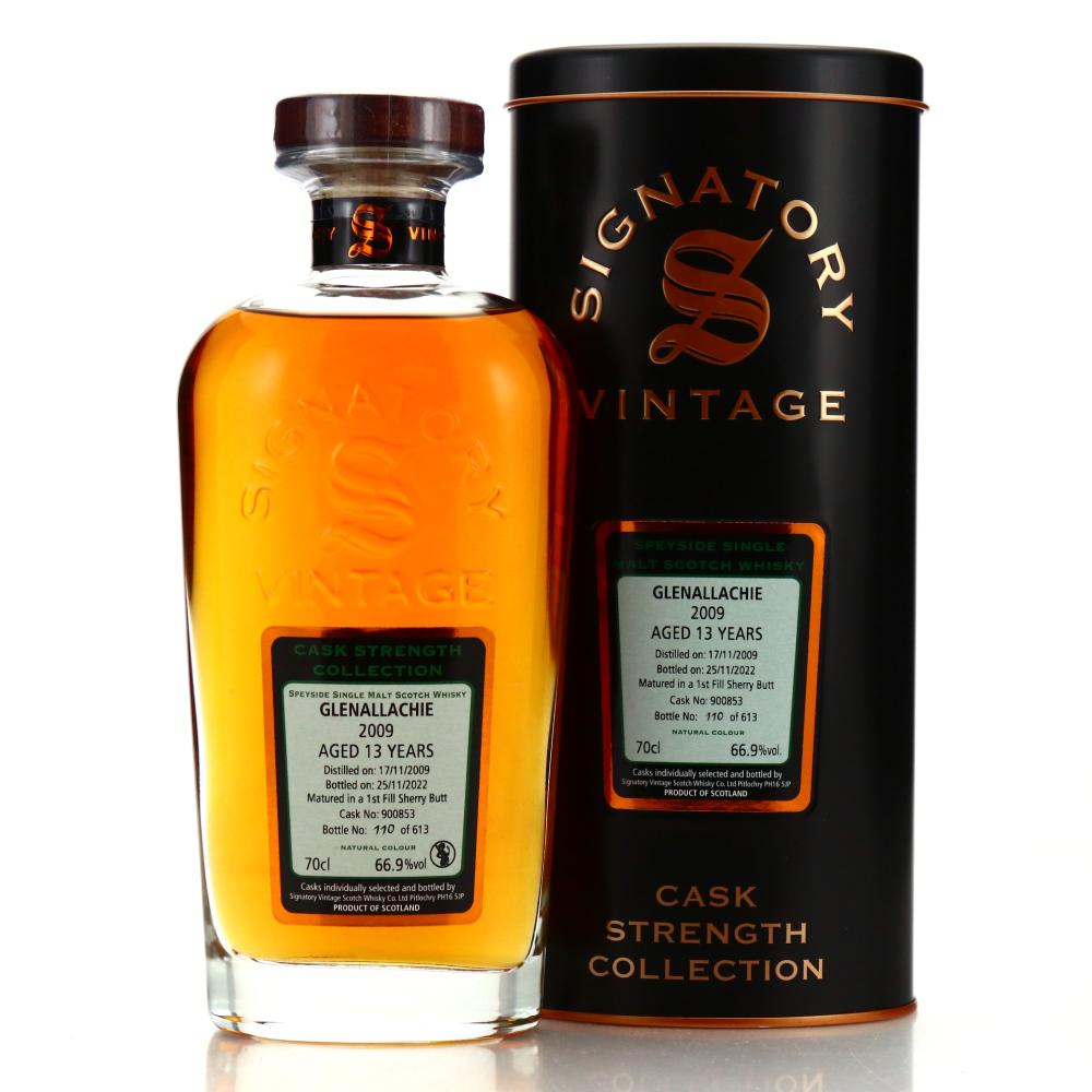 Glenallachie 2009 Signatory Vintage 13 Year Old Cask Strength