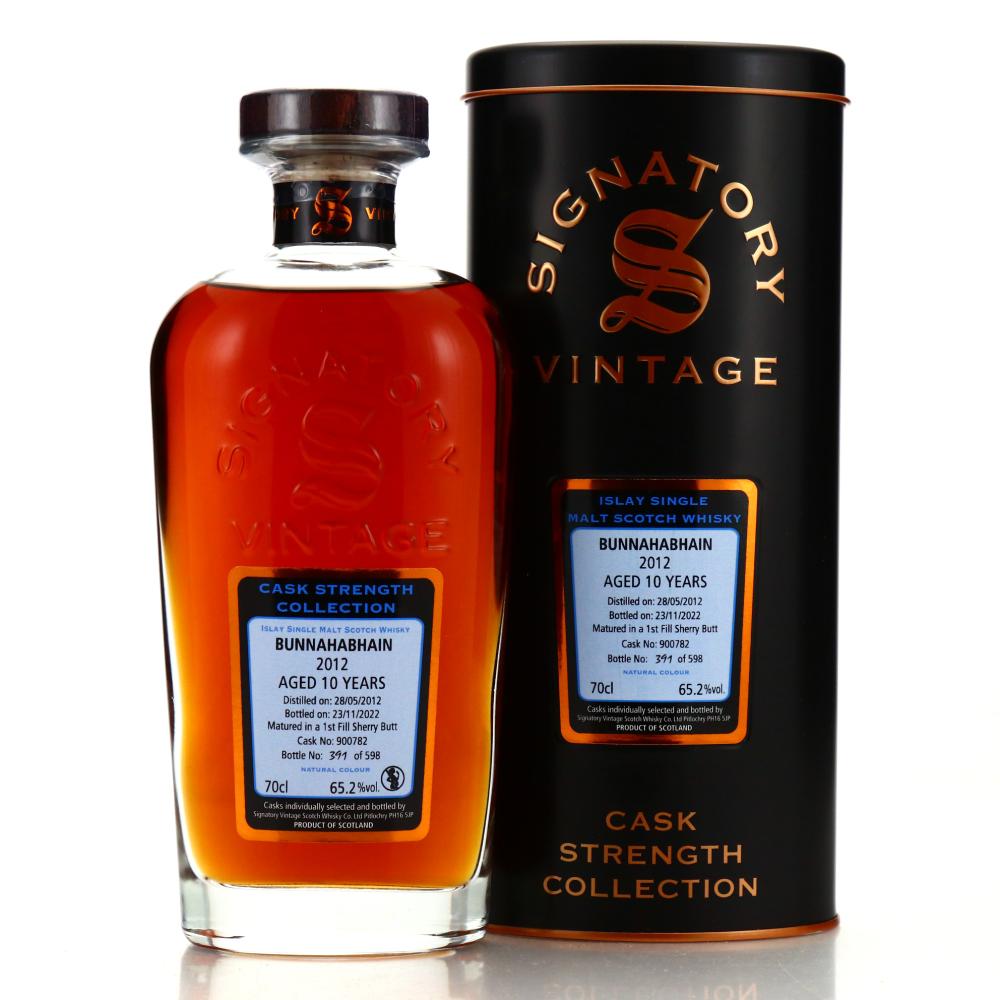 Bunnahabhain 2012 Signatory Vintage 10 Year Old Cask Strength