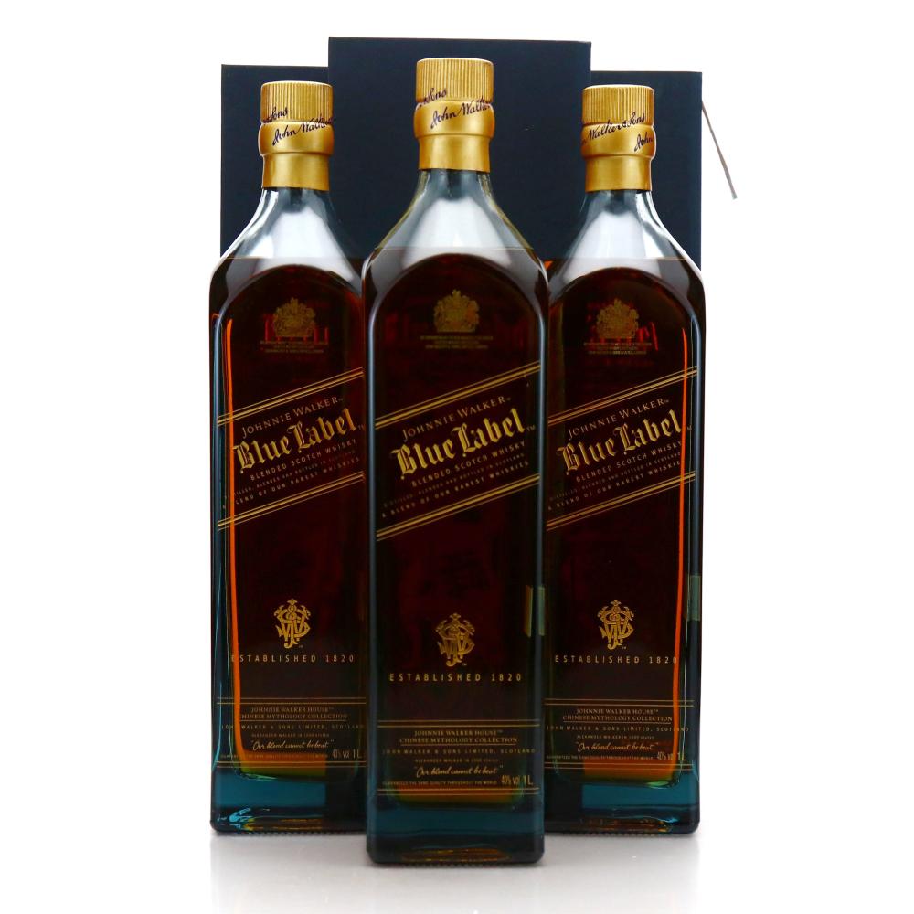 Johnnie Walker Blue Label Flo Lu Shou Edition 3 x 75cl