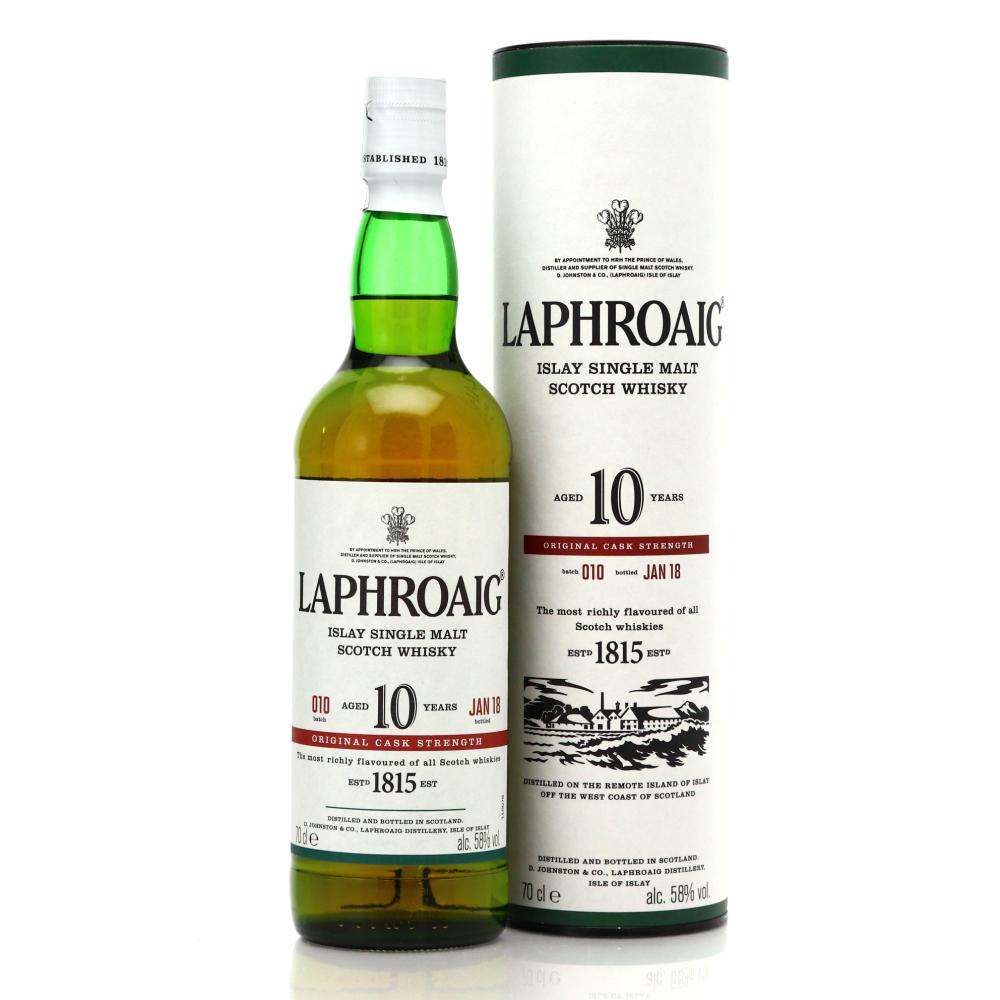 Laphroaig 10 Year Old Cask Strength Batch #010