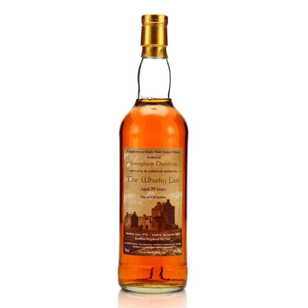 Springbank 1970 The Whisky Fair 35 Year Old