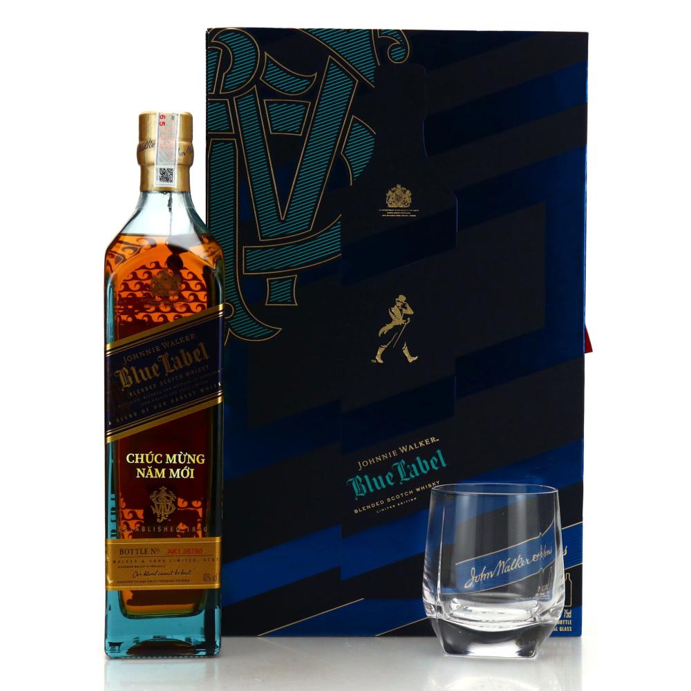 Johnnie Walker Blue Label Gift Pack 75cl / Chuc Mung Nam Moi - Vietnam