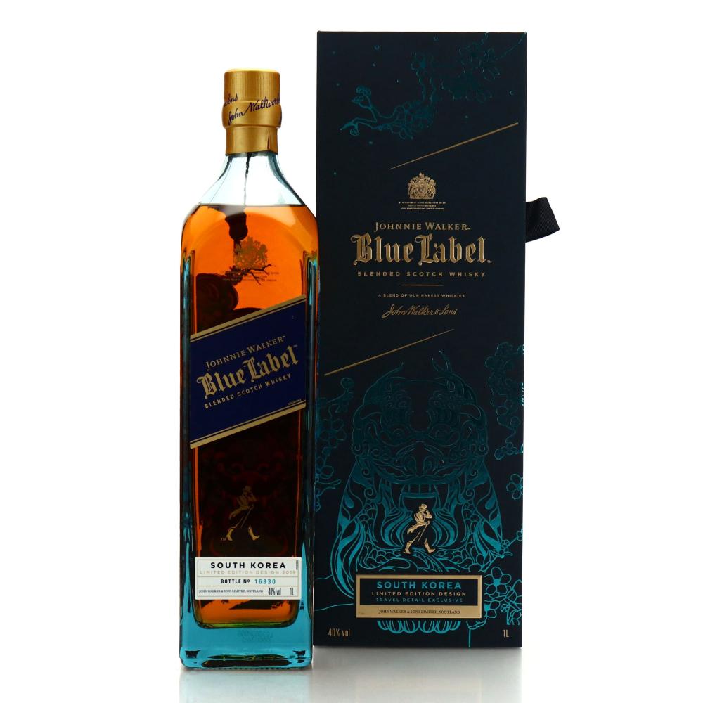 Johnnie Walker Blue Label South Korea Limited Edition 2019 1 Litre