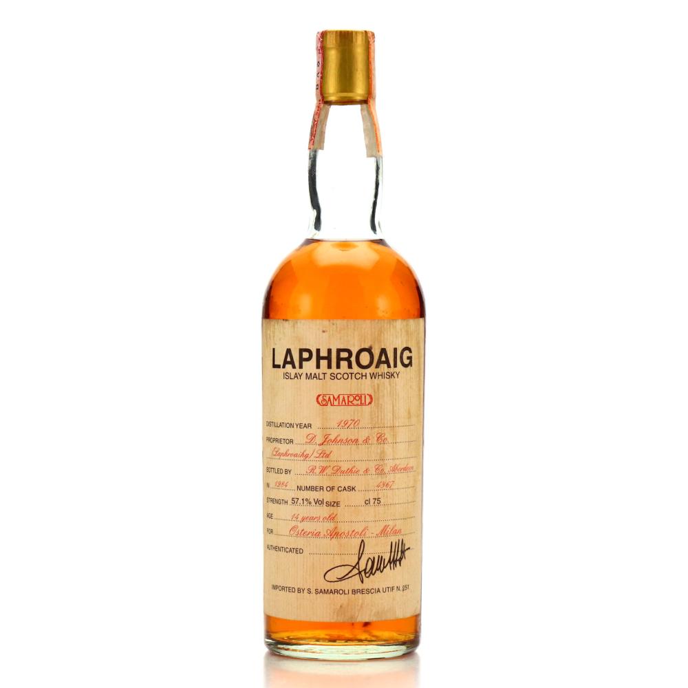 Laphroaig 1970 Samaroli 14 Year Old / Osteria Apostoli