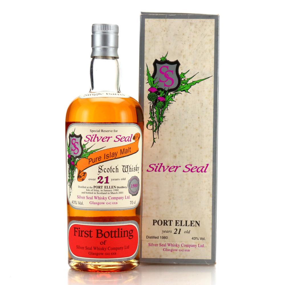 Port Ellen 1980 Silver Seal 21 Year Old