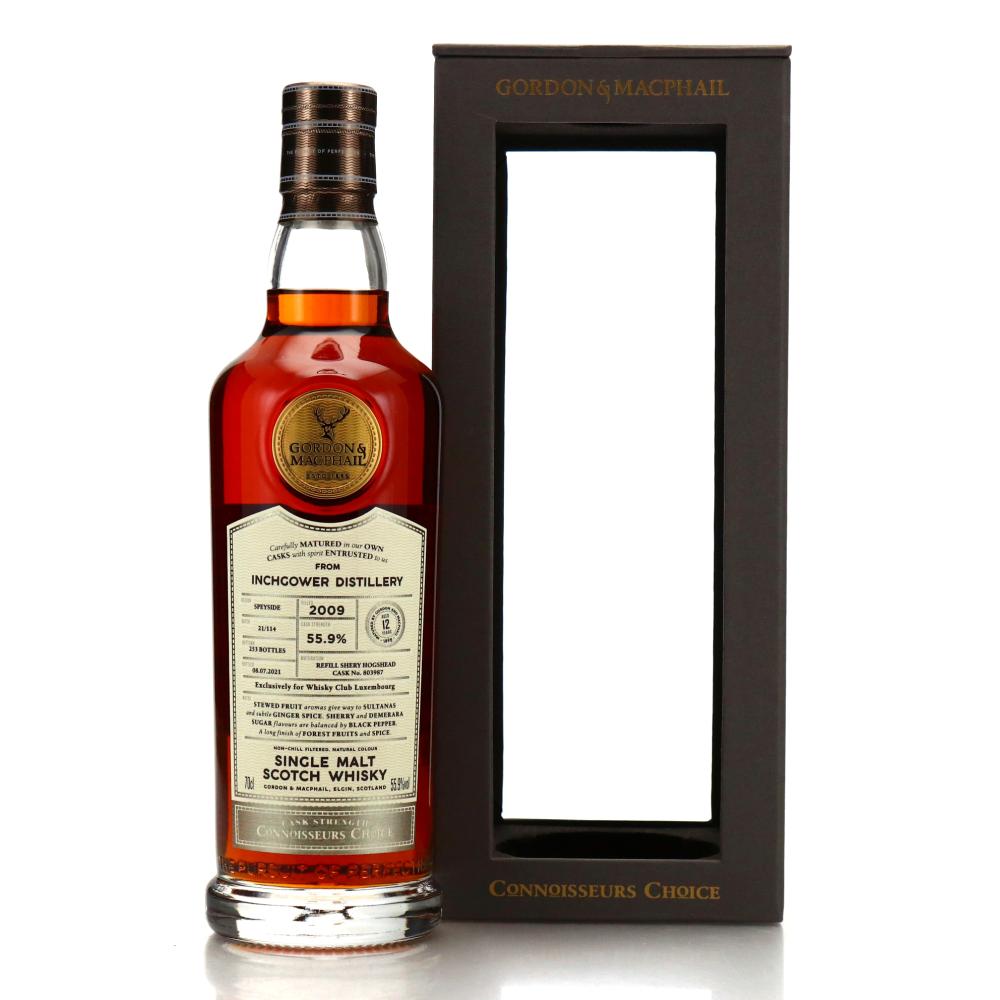 Inchgower 2009 Gordon and MacPhail 12 Year Old Batch #21/114 / Whisky Club Luxembourg